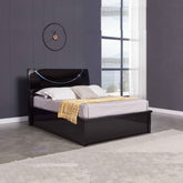 High Gloss Half Moon Bed