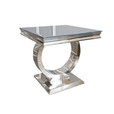Grey Glass Ariana Lamp Table_SOLID FURNITURE UK
