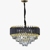 Gold Tear Crystal Chandelier SOLID FURNITURE LTD