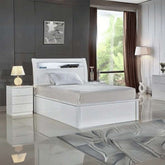 High Gloss Rugby Bed With Led Light