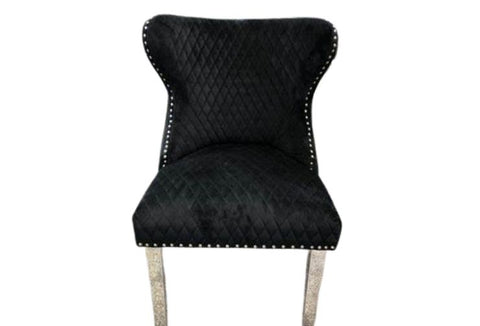 Victoria Knocker Dining Chair – Elegant Upholstered Seating - Exclusive Interior