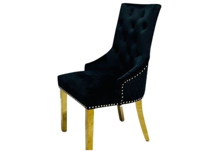 Victoria Knocker Dining Chair – Elegant Upholstered Seating - Exclusive Interior