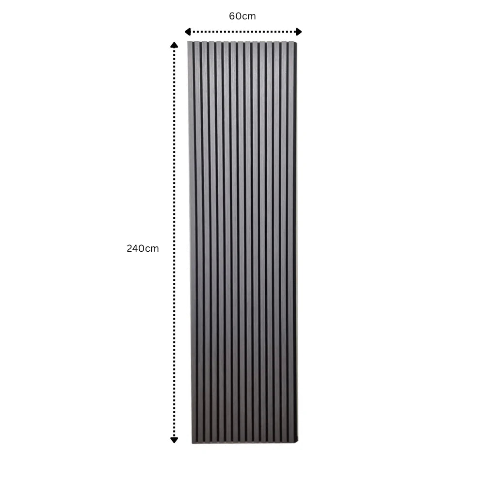 Ash Grey Acoustic Wood Slatted Wall Panels
