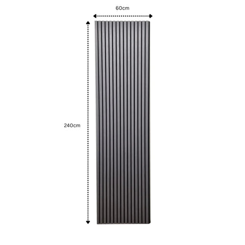 Ash Grey Acoustic Wood Slatted Wall Panels