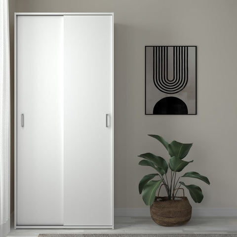 Space 2 sliding Doors Wardrobe - Exclusive Interior