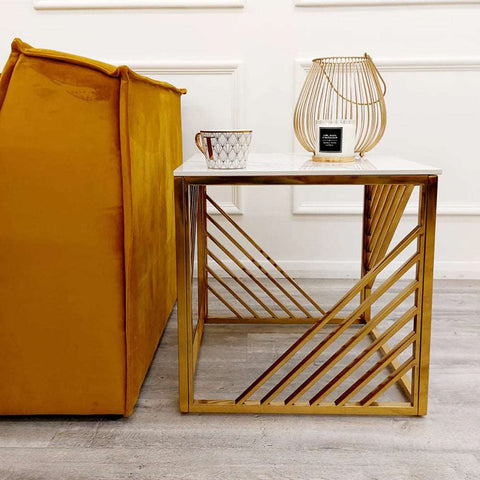 AZURE LAMP TABLE SOLID FURNITURE UK