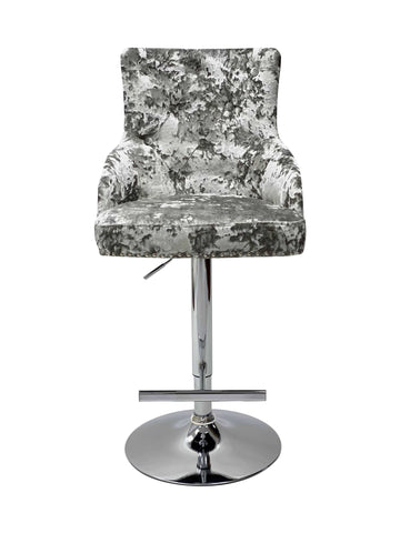 Majestic Breakfast Stools Plush Velvet Lion Knocker