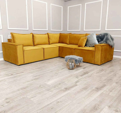 Claridge 5 Piece Corner Sofa SOLID FURNITURE
