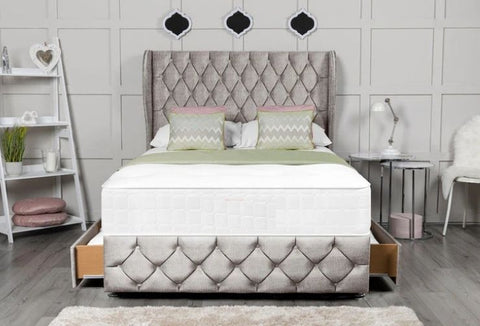 Monaco Wingback Divan Bed