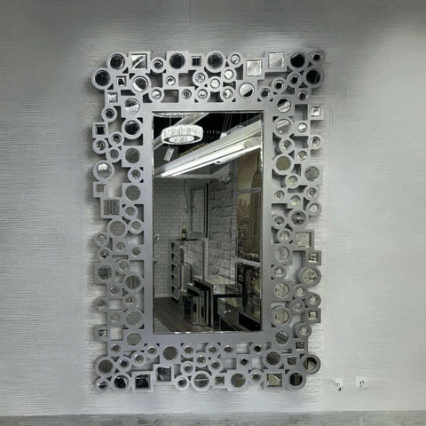 Rectangular Bubble Wall Mirror