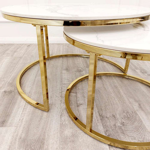     SOLID FURNITURE UK-Cato Nest of 2 Coffee table 