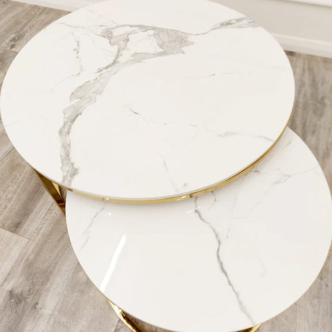     SOLID FURNITURE UK-Cato Nest of 2 Coffee table 