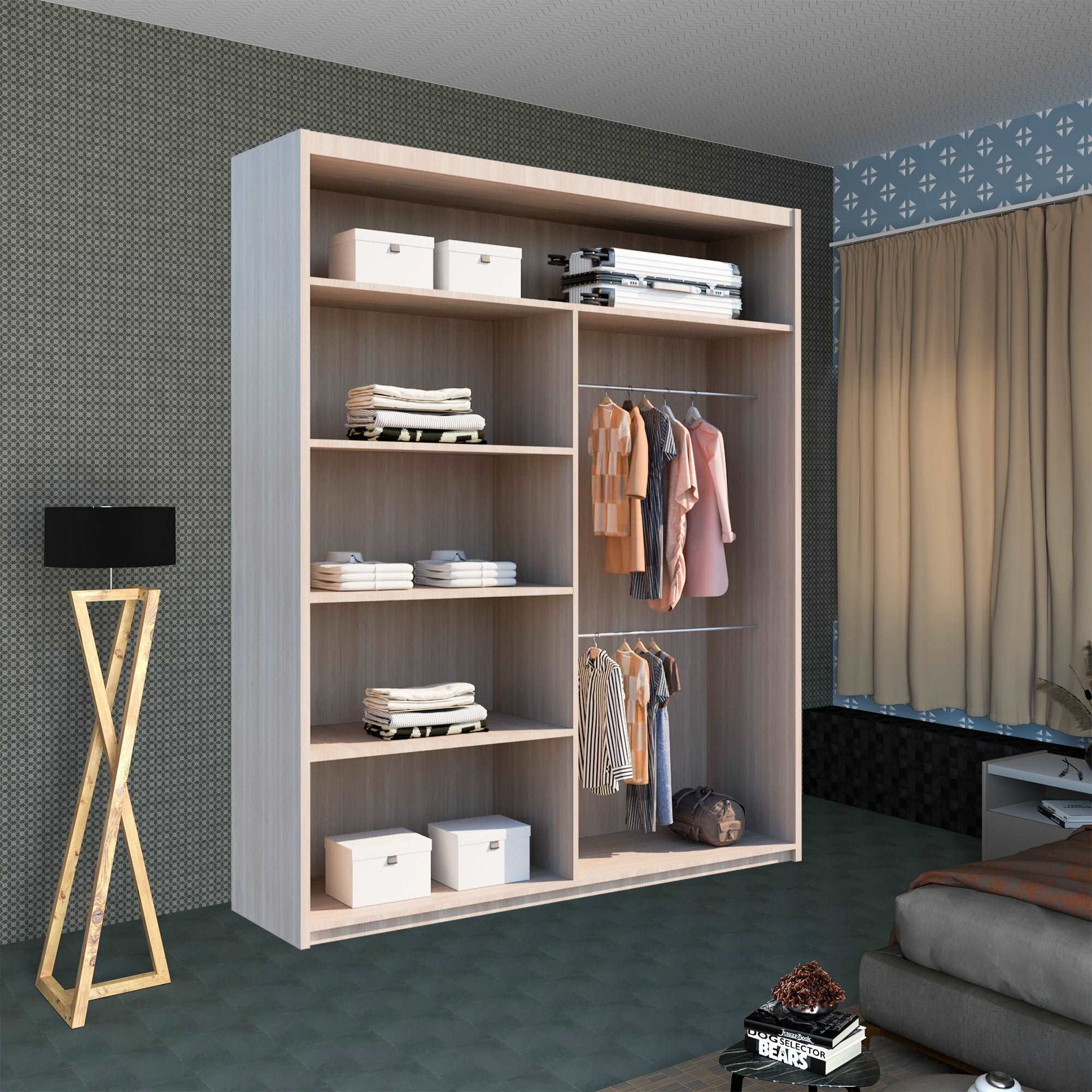 LISBON OAK WARDROBE