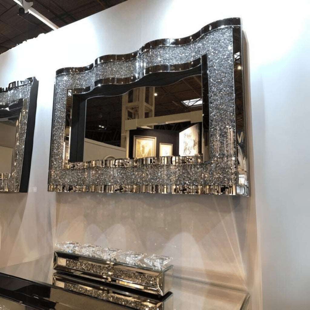 Diamond Crush Wave Mirror