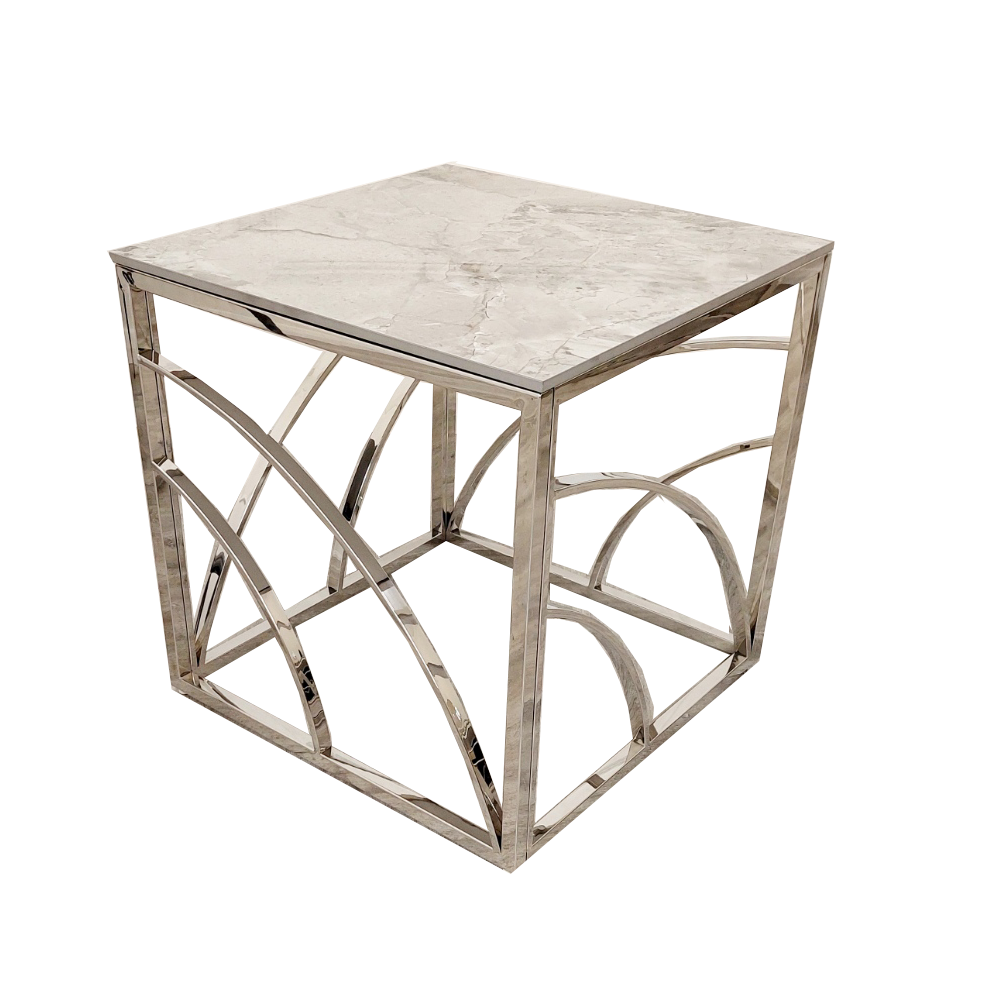 Stella Chrome Side Table