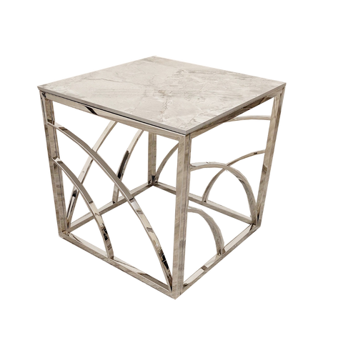 Stella Chrome Side Table