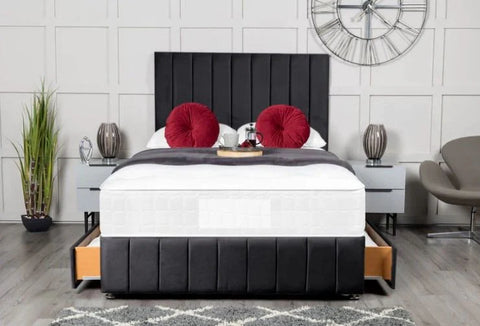 Sydney divan bed with storage drawers