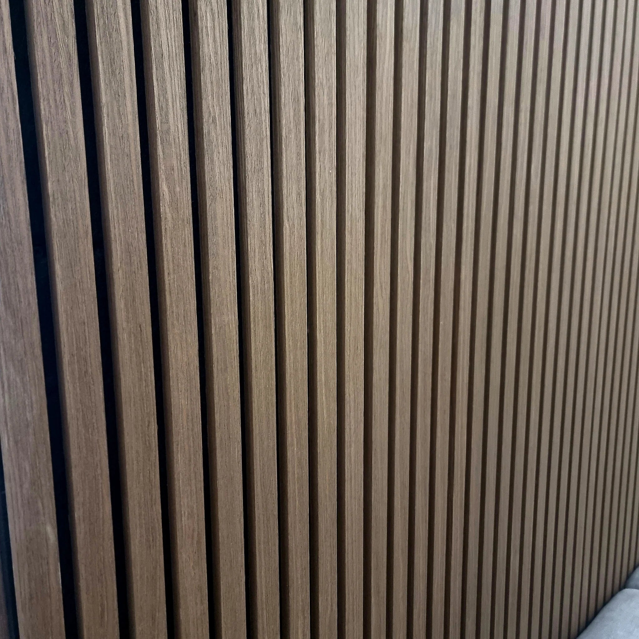 Walnut Acoustic Wood Slatted Wall Panels
